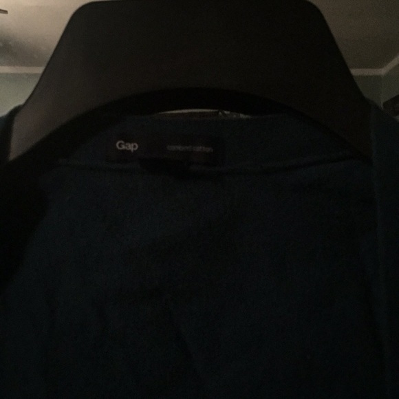 Gap dark teal button up cardigan - Picture 2 of 2